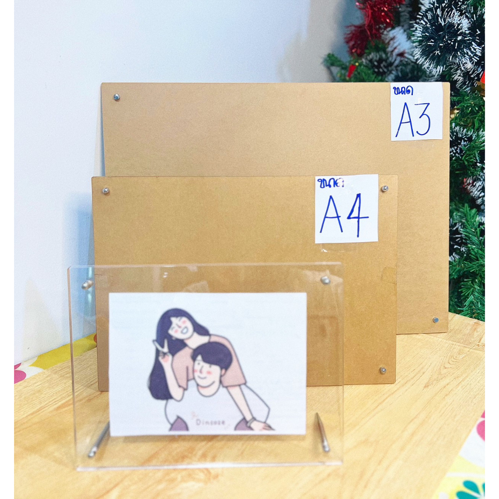 Acrylic Photo Frame Stand Can Be Inserted Horizontal Vertical Shopee