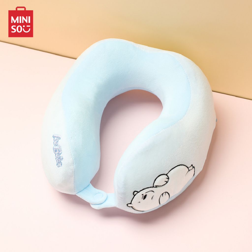 Miniso Neck Pillow U Shaped We Bare Bears Collection 5.0 Shopee Malaysia