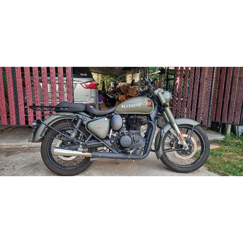 Royal enfield 350 classic Side Rack | Shopee Malaysia