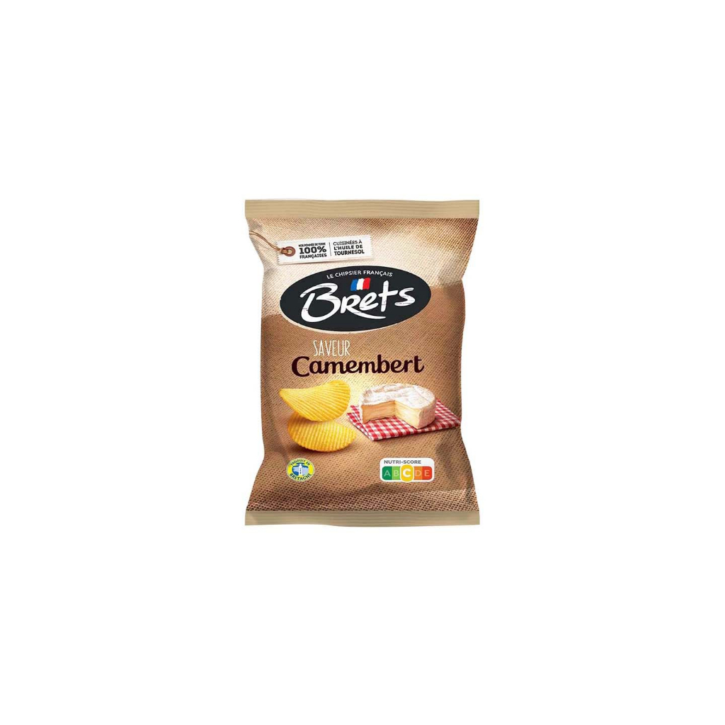 Sh Brets Potato Crisps Camembert Cheese Flavor 125g/125g Shopee Malaysia