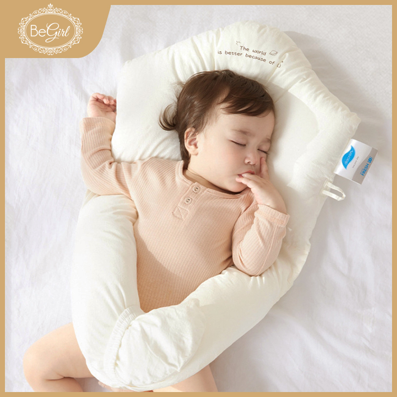 Pillow To Prevent Flat Head Height. + Bolster Shockproof Cotton for Newborn Shopee Malaysia