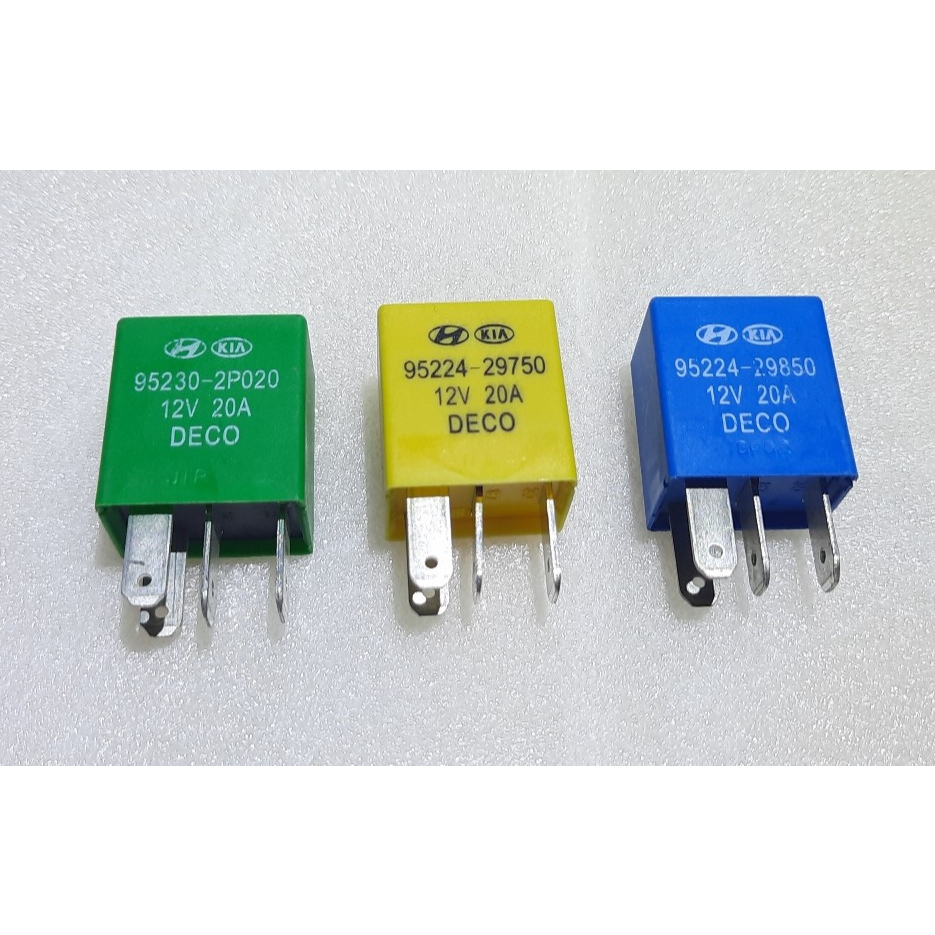 アクセサリー 95220-21000 9522021000 12V DCV12 12DCV 20A 4PIN relay(3PCS)