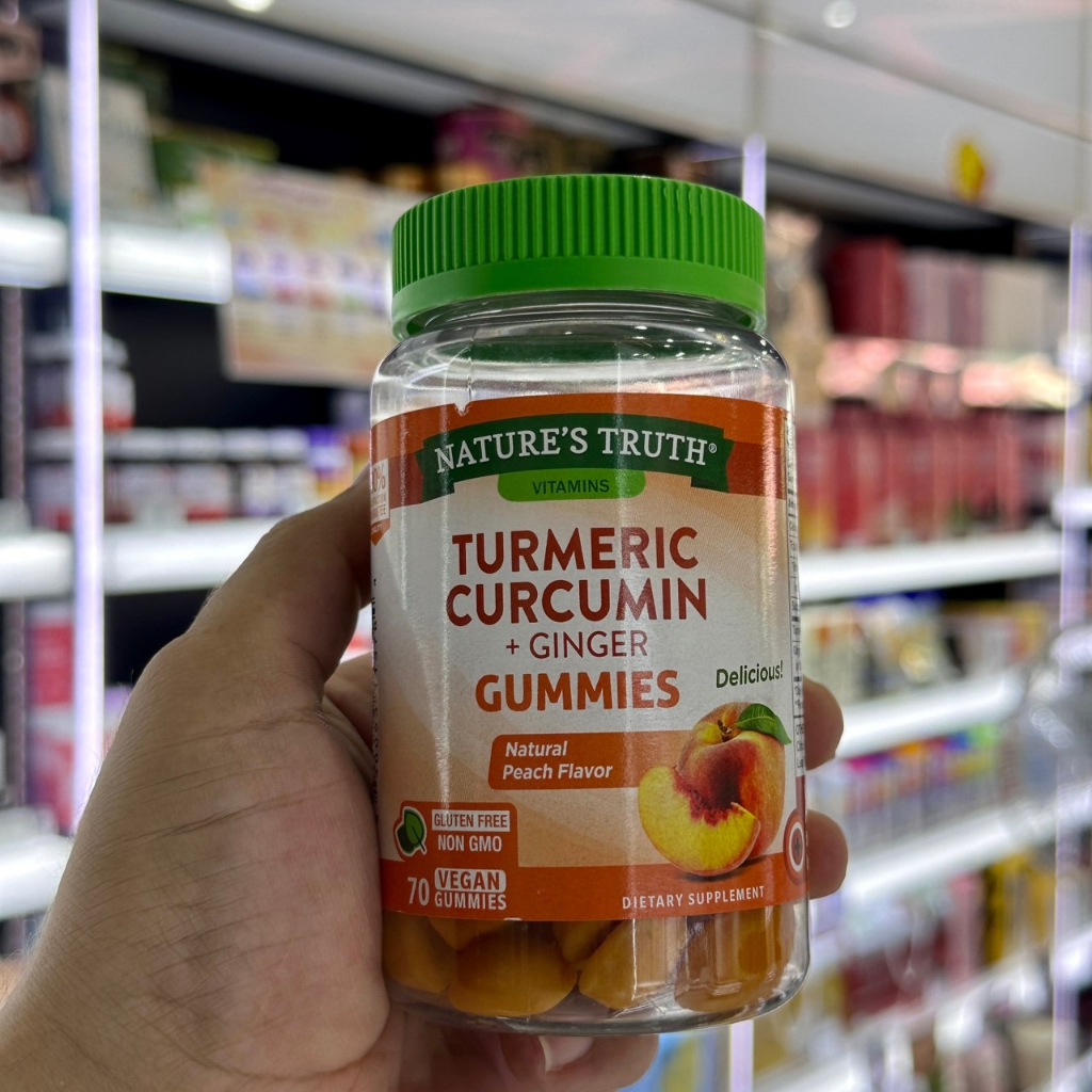 Nature's Truth Turmeric Curcumin + Ginger x 70 Gummy Tablets Shopee
