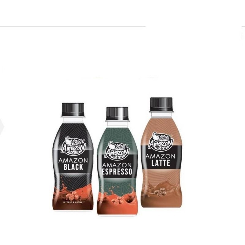 The Café Amazon Drink Is Ready To Comes In 3 Flavors. Black Coffee