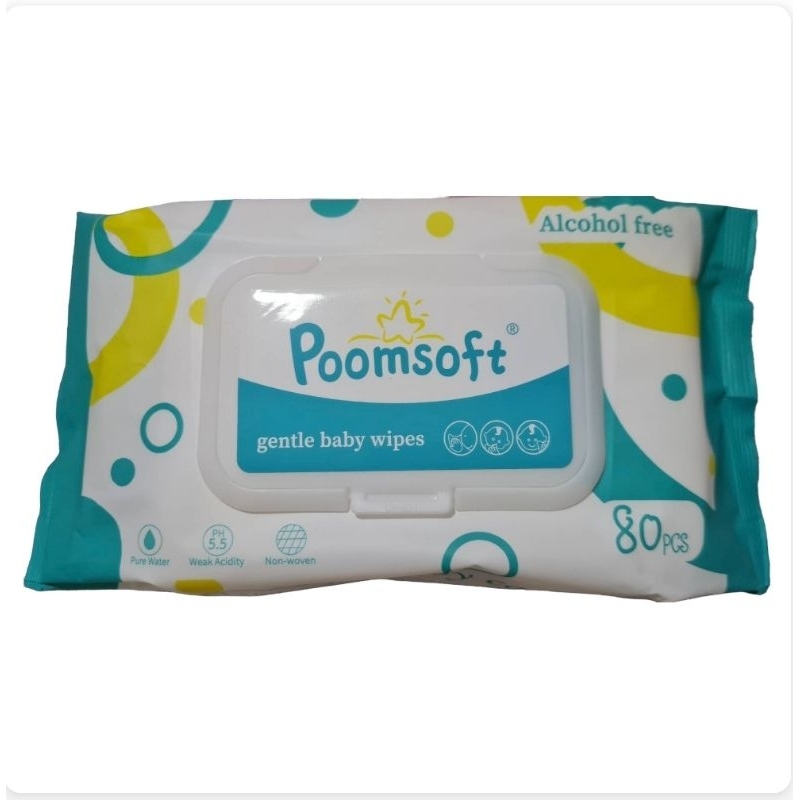 Do Not Buy Is Missing Wet wipes 80 Sheets/Pack Baby Poomsoft Cheapest