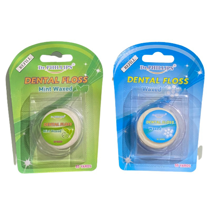 Refillable Dental Floss Refill Wax Coating Odorless And Waxed Mint