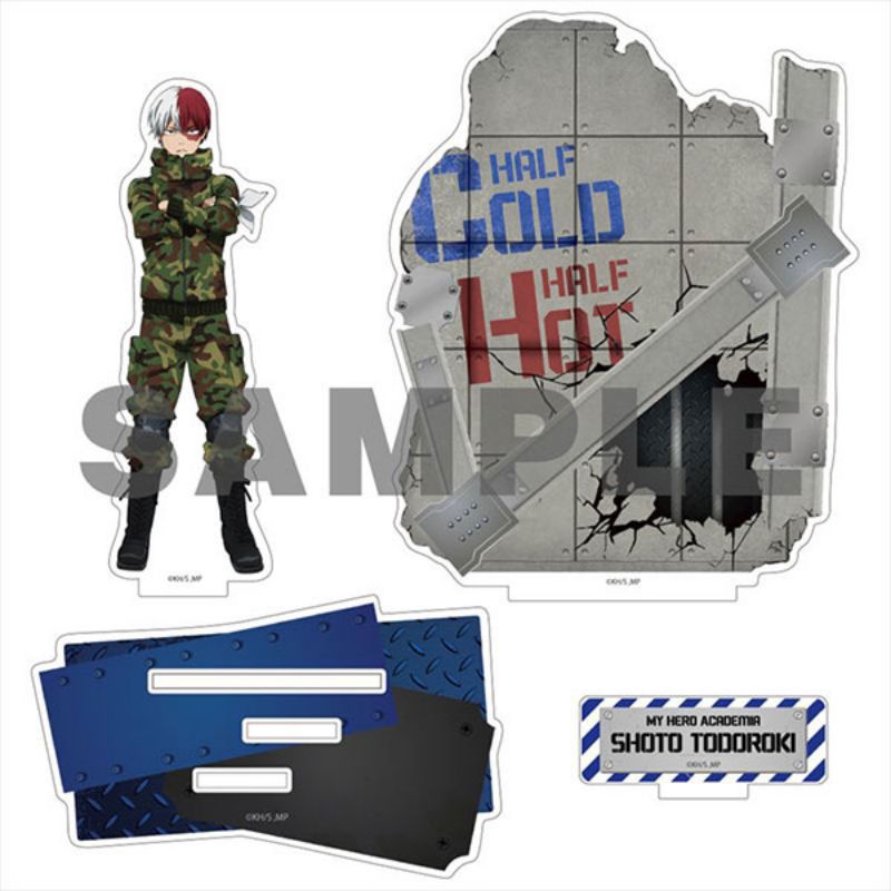 Sign My Hero Academia Acrylic Diorama Stand Shoto Todoroki (Camouflage ...