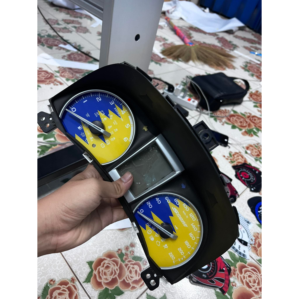 Speedometer Dmax 2012 Beautiful Work (Do Not Peel White Sheets