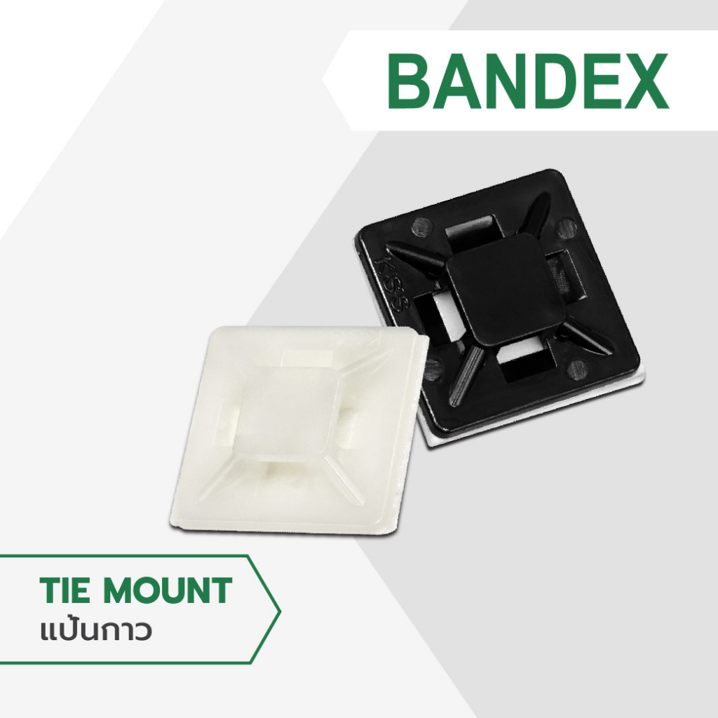BANDEX Adhesive Tape Cable Tie Velcro Backboard Storage White Black 100 Pieces/1 Pack Shopee