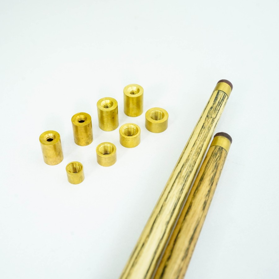 Ferrules Brass Head For Snooker Cue Pool Ferrule 9mm-14mm | Shopee Malaysia