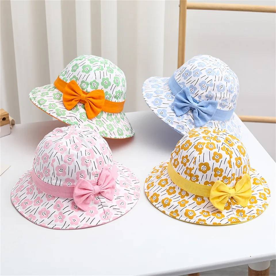 Children's Hats 53 Years Head Circumference 4850 cm. Little Girl Sun