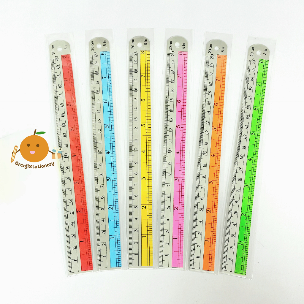 Aluminum Ruler 6.8 Inches 20 Cm. | Shopee Malaysia