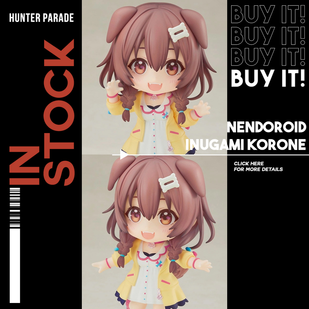 Chính Hãng] 1861 Nendoroid Inugami Korone | Mô Hình hololive production | Good Smile Company