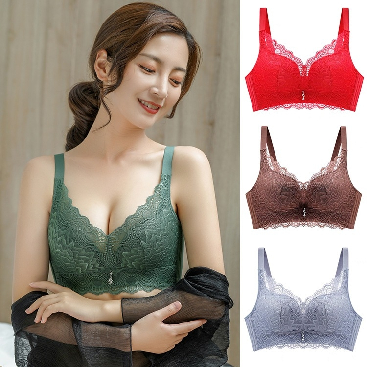 VR6589 Women's Underwear Lace Bra Preserves The Shape Of The Rising