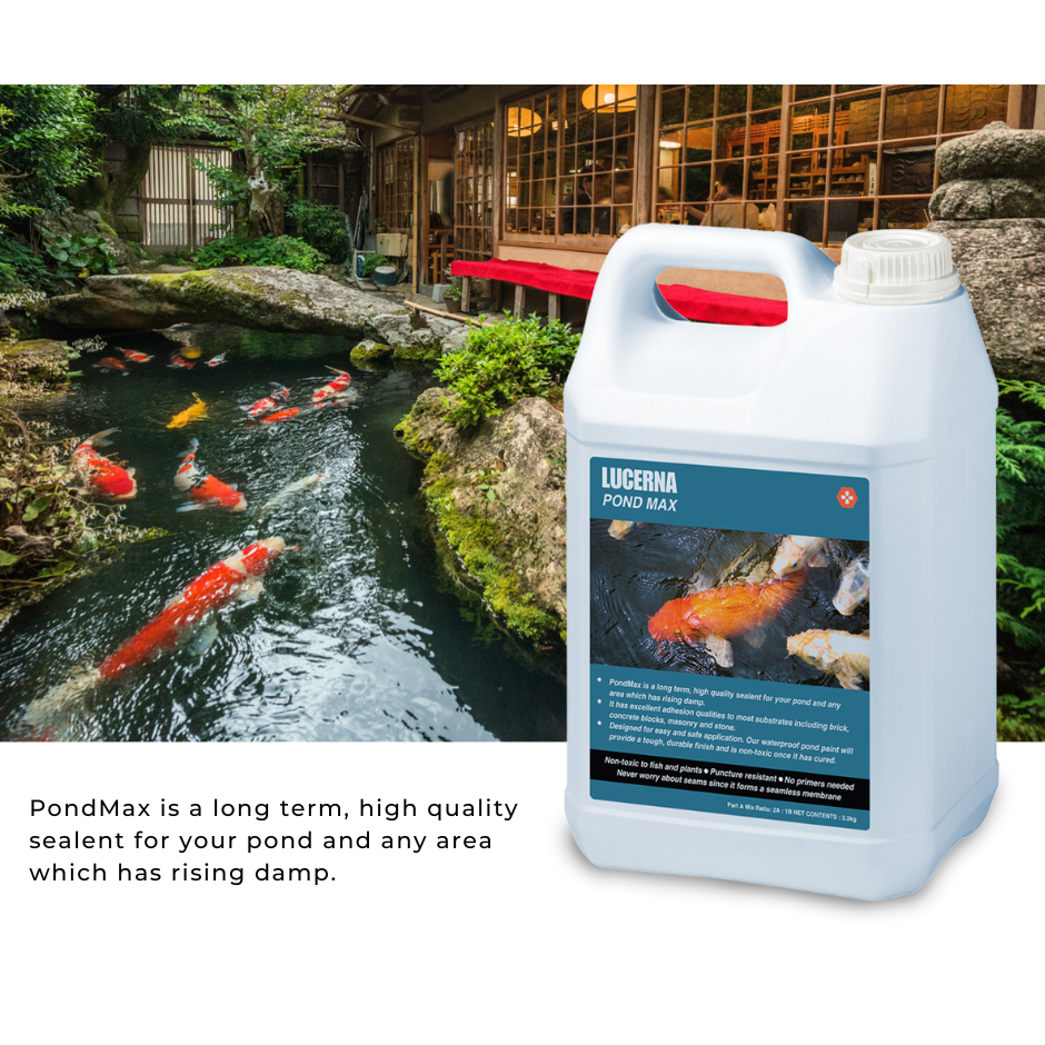 PondMax Coating Black For Two Ingredient Fish Pond Solvent Free Safe ...