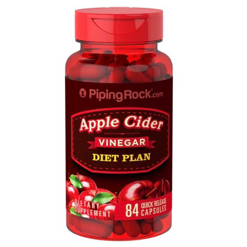 APPLE CIDER VINEGAR DIET PLAN A Weight Controller!! Ix84 Capsules