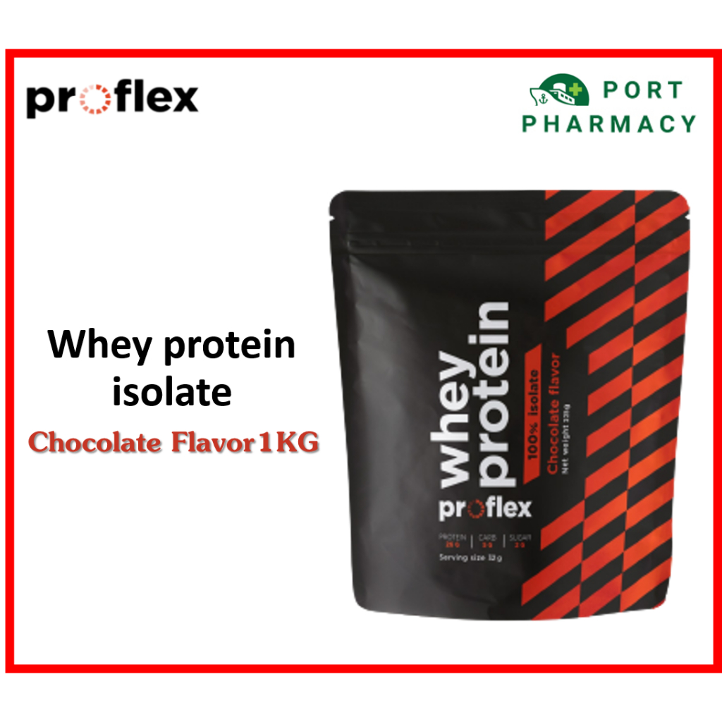 ProFlex Whey Protein Isolate Chocolate 1 Kg Flavor Shopee Malaysia
