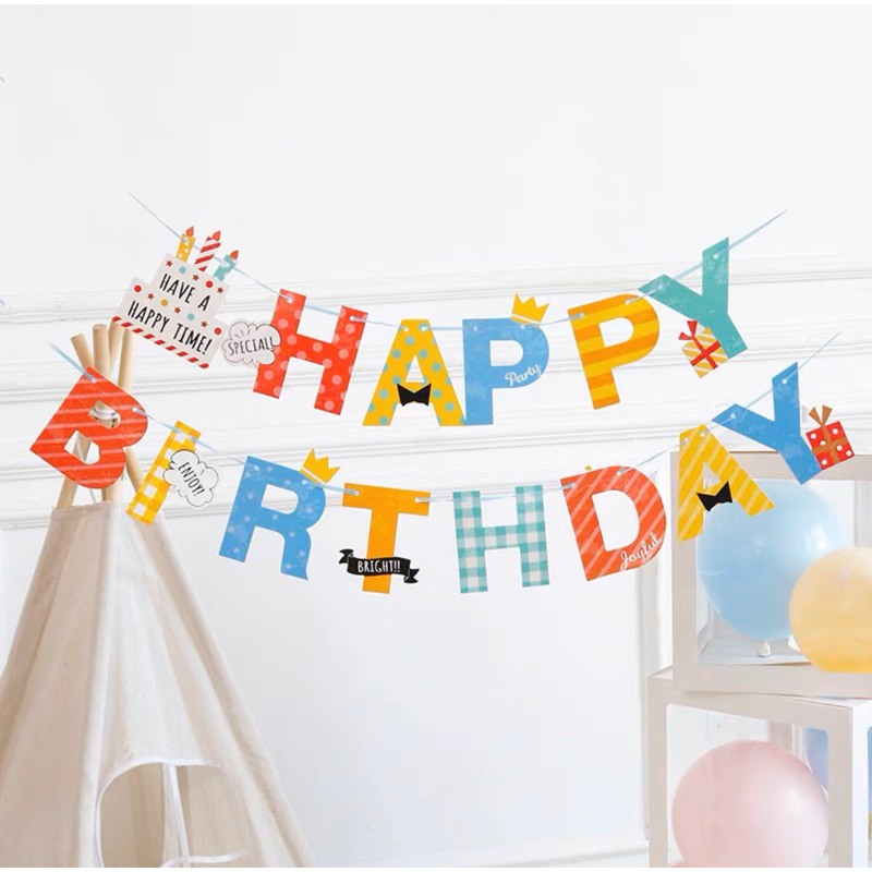 Birthday Sign Hbd Label There Are Many Types Of Thai Shops | Shopee ...