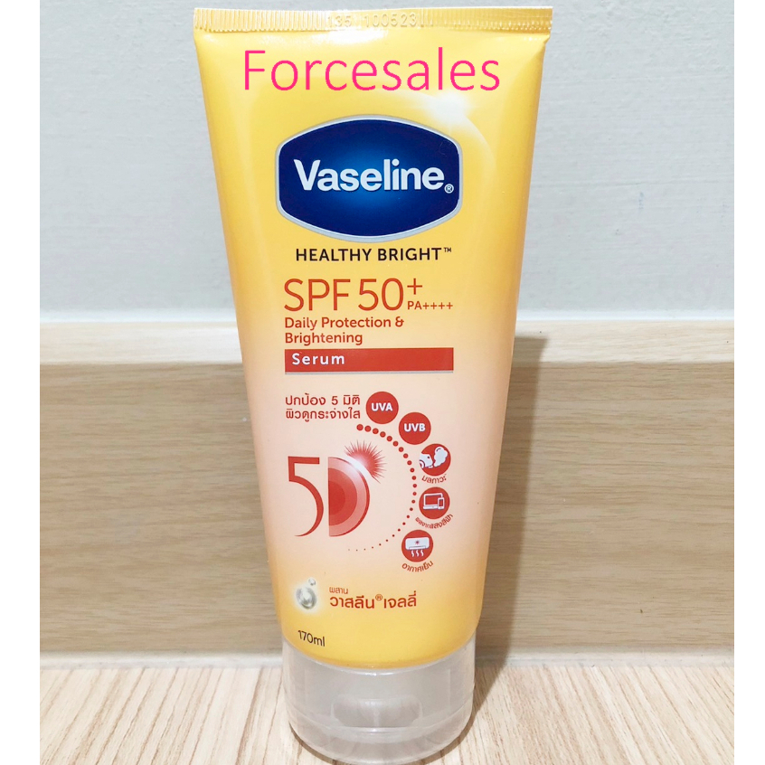 Vaseline Healthy Bright Daily Protection And Brightening Serum Spf50 Pa 170 Ml Shopee 4081