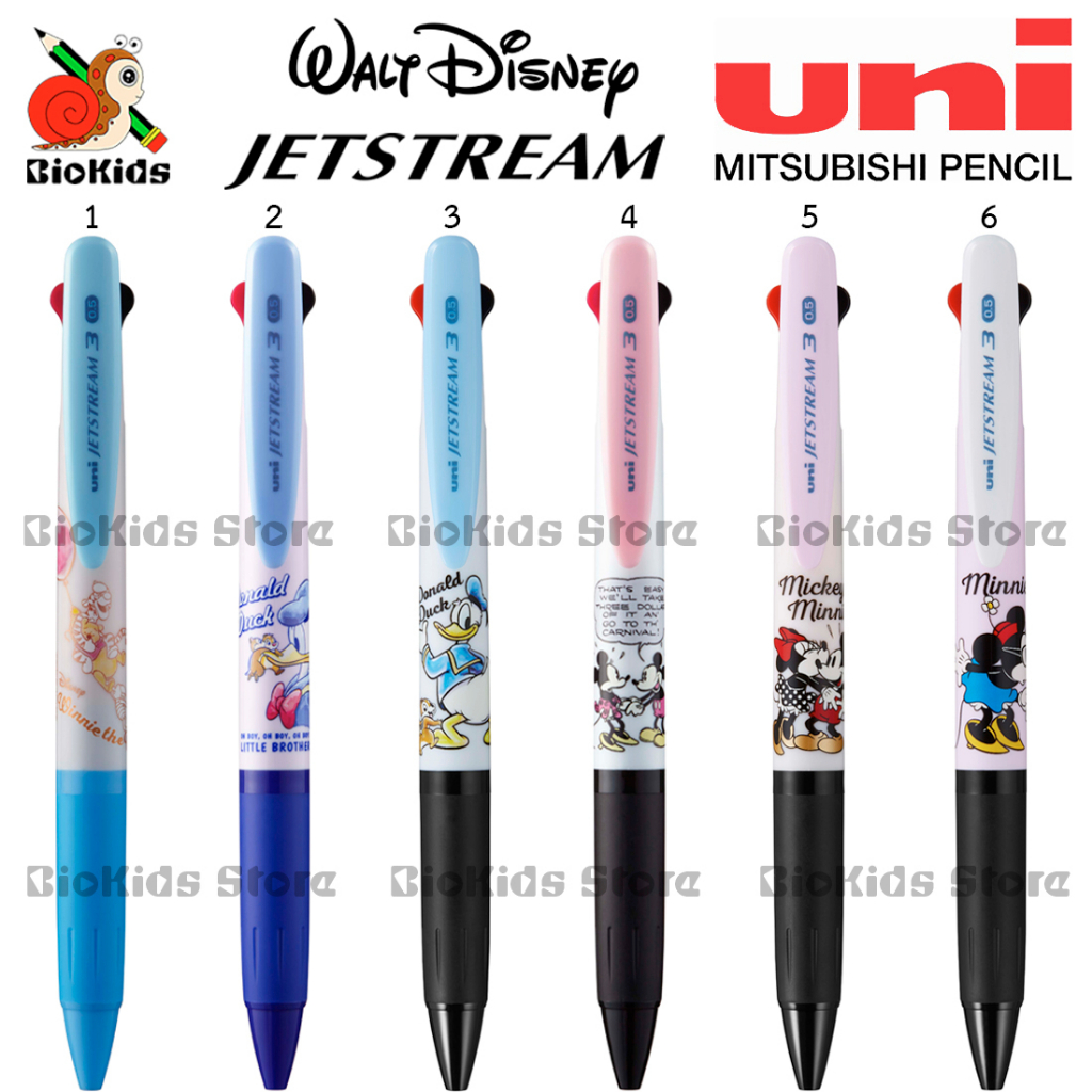 Uni jetstream disney 0.5 3 in 1 limited edition I 3 Color Ballpoint Pen ...