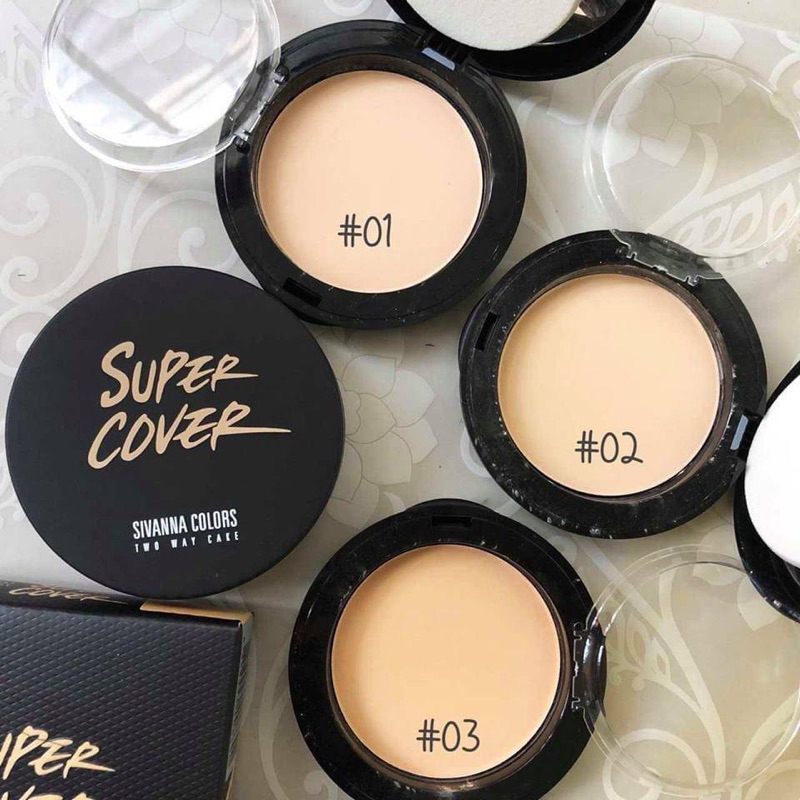 Sivanna Powder Puff Two Way Cake With Smooth Foundation | Shopee Malaysia