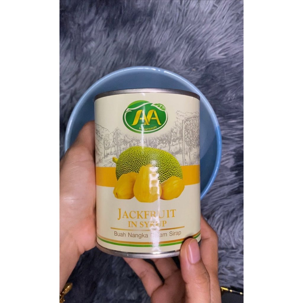 Jackfruit In Syrup Canned With Open Lid Halal Shopee Malaysia