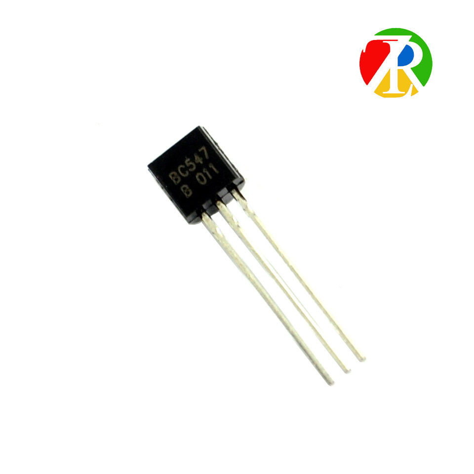 NPN Type Transistor Number BC547 TO92 DIP Switching and Amplifier