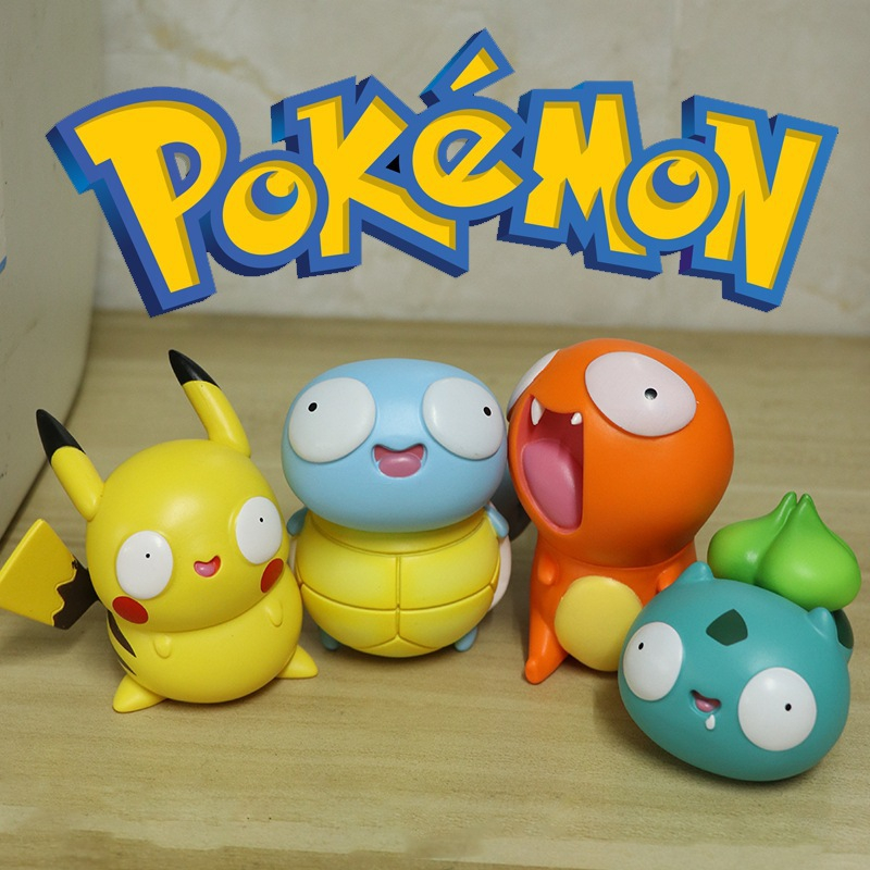 Super Cute Pokemon Pikachu Fushingidane Senikame Hitokage Squirtle ...