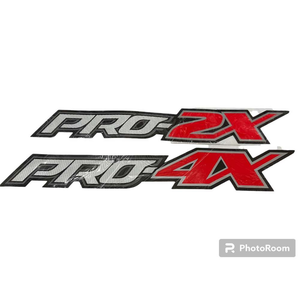 Sticker PRO4X PRO2X PRO-4X PRO-2X NISSAN NAVARA 4X4 OFF ROAD Vinyl Red ...