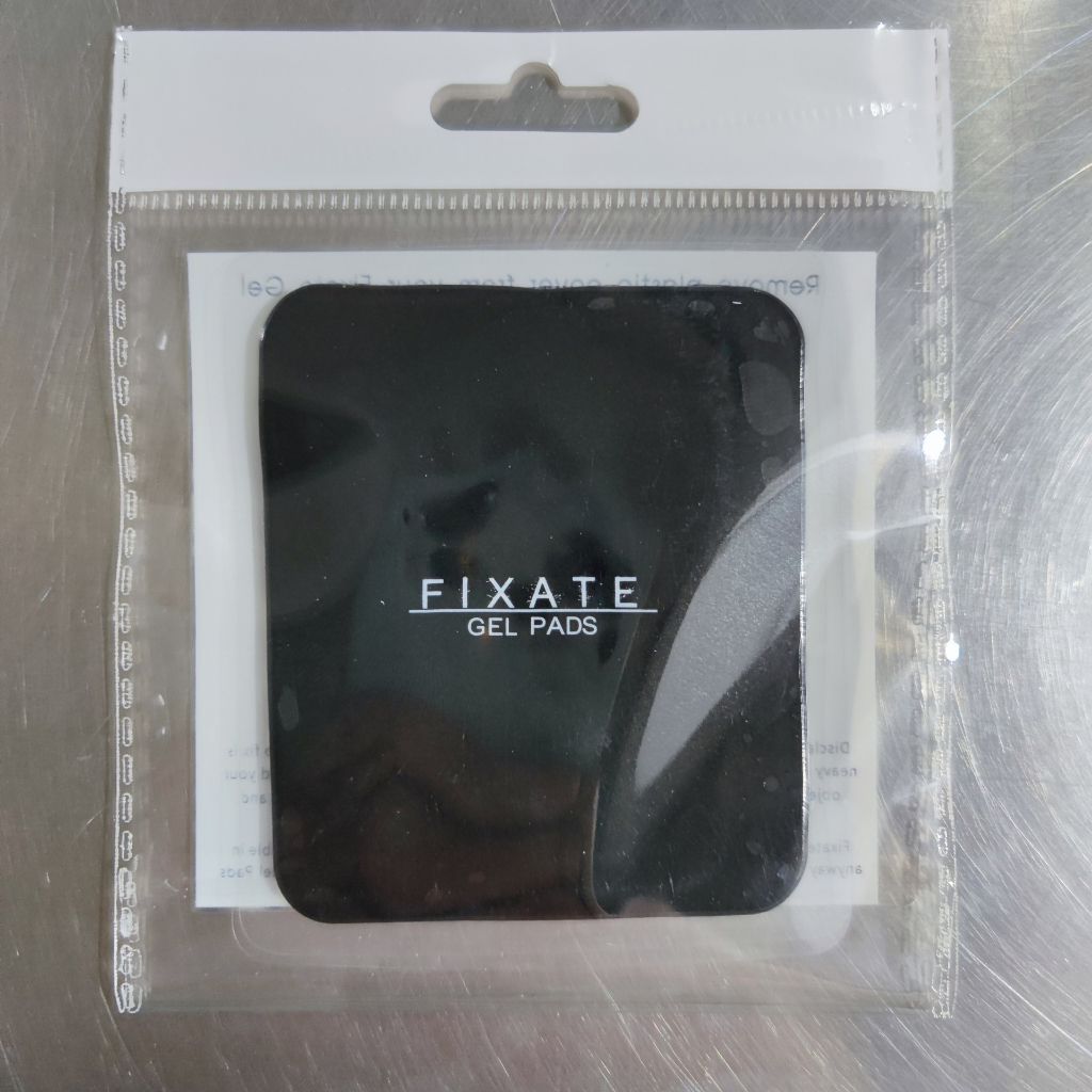 Fixate Gel Square Type Size 6x7 Black 1 Piece Wall-Mounted Sheet Attach ...