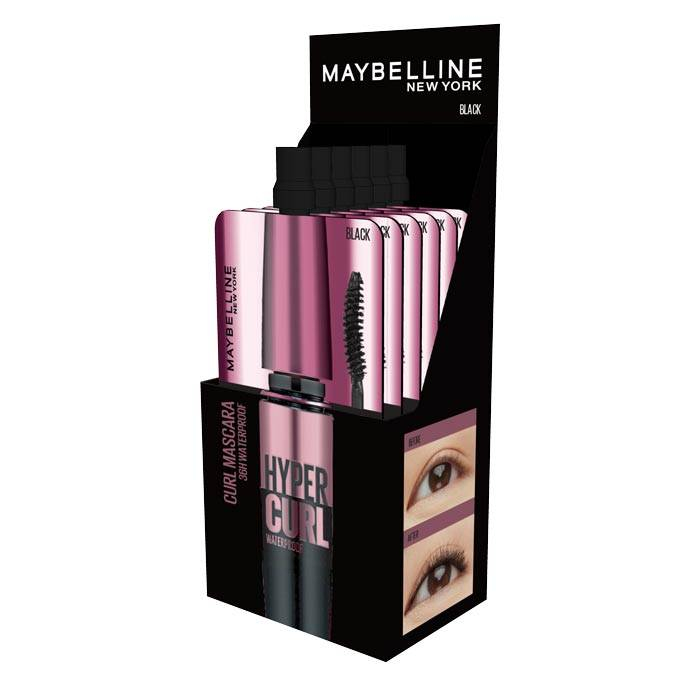 Maybelline Hypercurl Water Proof Mascara Black Box 6 Sachets Shopee Malaysia 4576