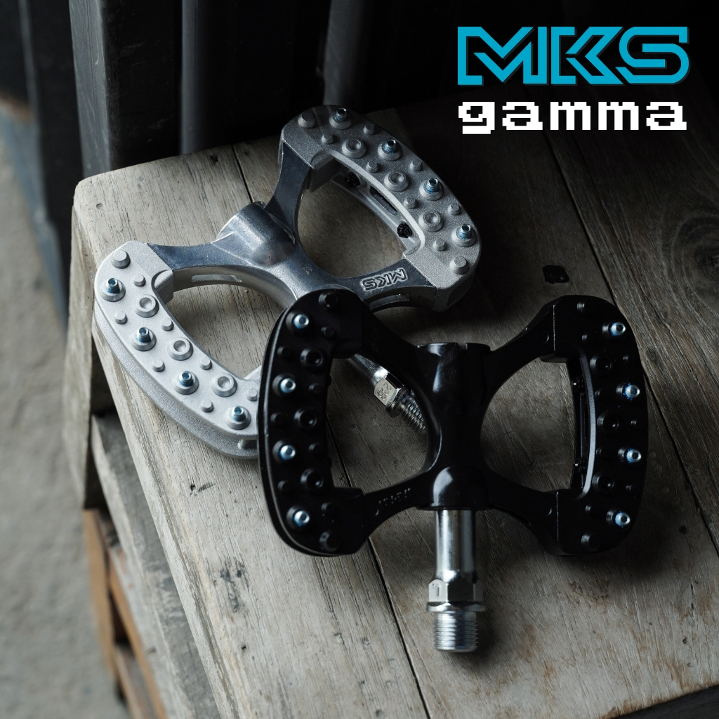MKS Lambda Ezy Superior Bike Pedals - Japanese Made Aluminum Pedals For Fat Bikes