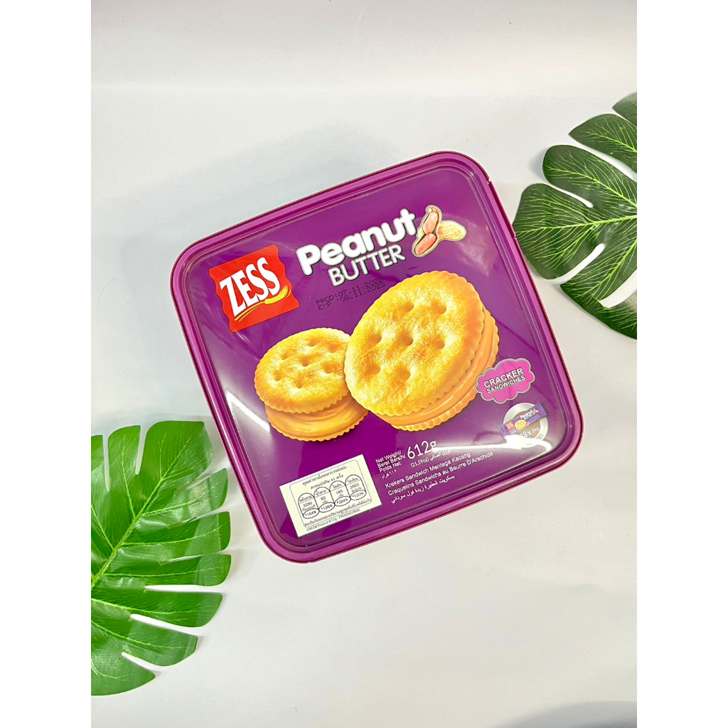 Zess Cracker Sea Cheese Filled With Peanut Butter 612g Shopee Malaysia
