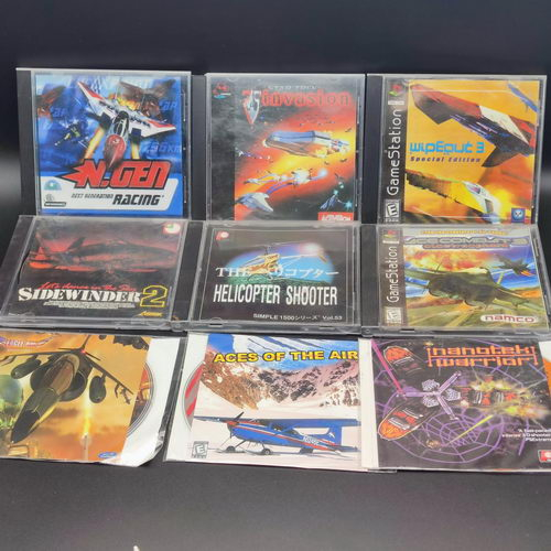 PS1 SET-H4 Pump Disc [Booteg] Includes 9 Games Some Boxes Broken Legs ...