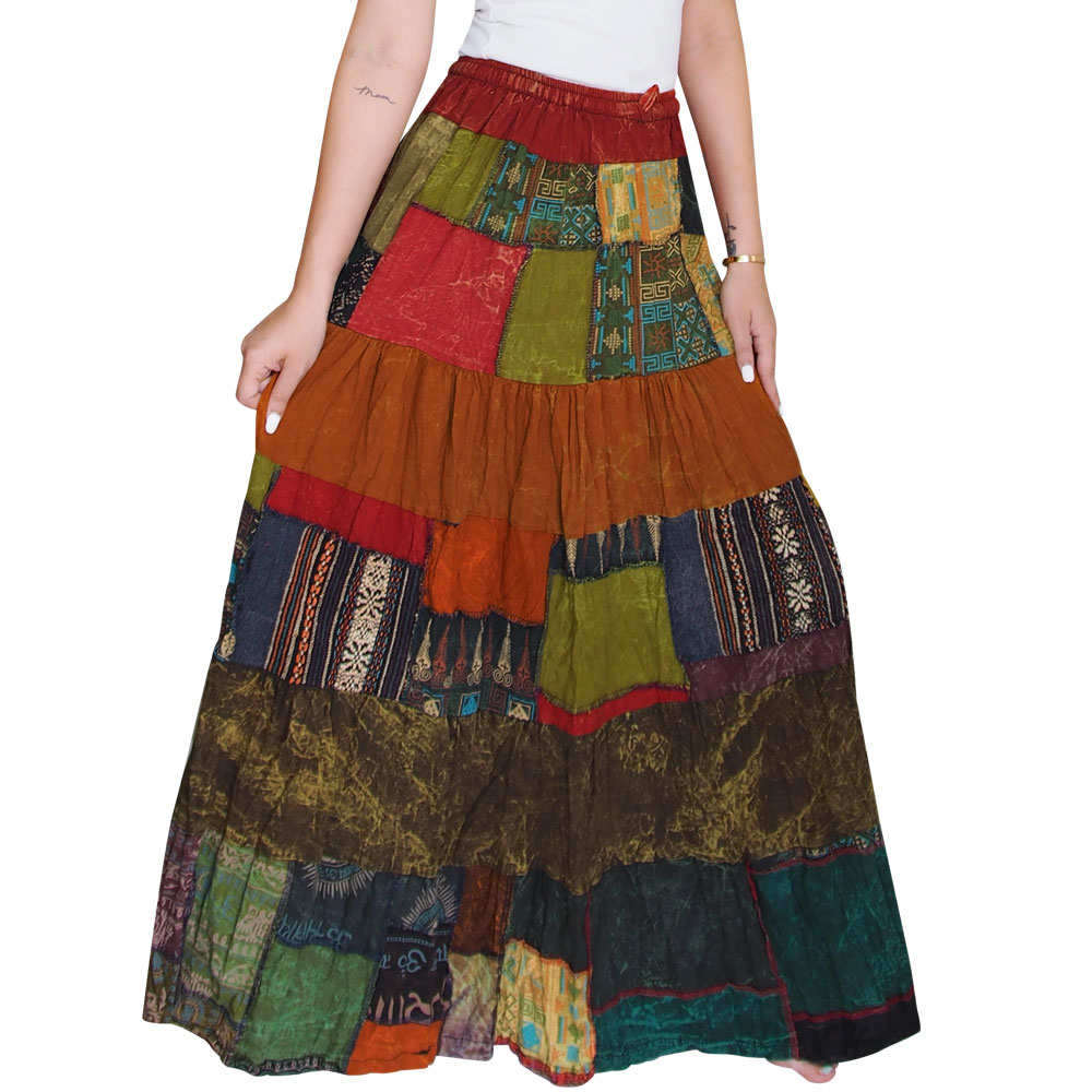 Boho hotsell skirt fabric