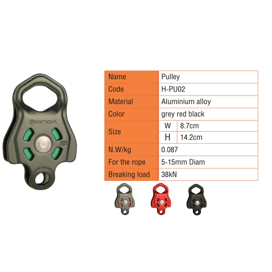 Rescue Pulley Large Single Xinda Code H-PU02 | Shopee Malaysia