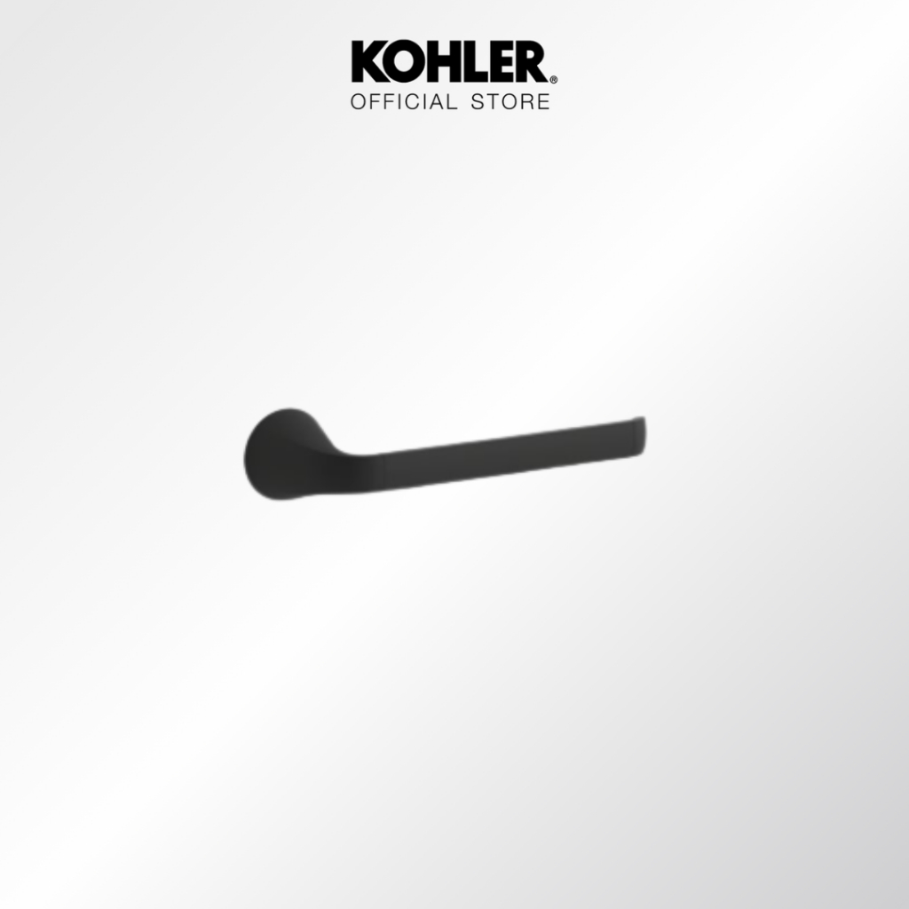 KOHLER CursivaTM towel ring Cursiva Matt Black Cloth Loop KR26689BL
