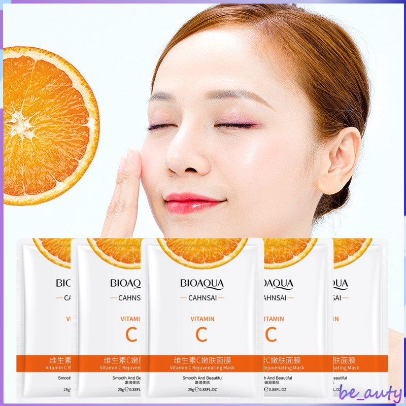 Multi Pieces Of Facial Mask Vitamin C Makes Skin Bright Translucent ...