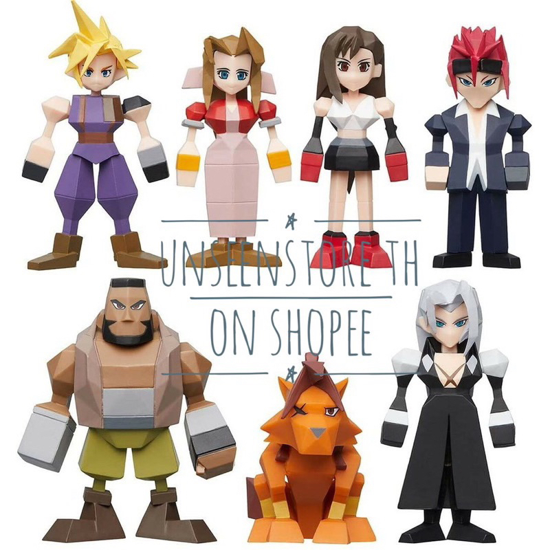 Final fantasy VII Polygon figures | Shopee Malaysia