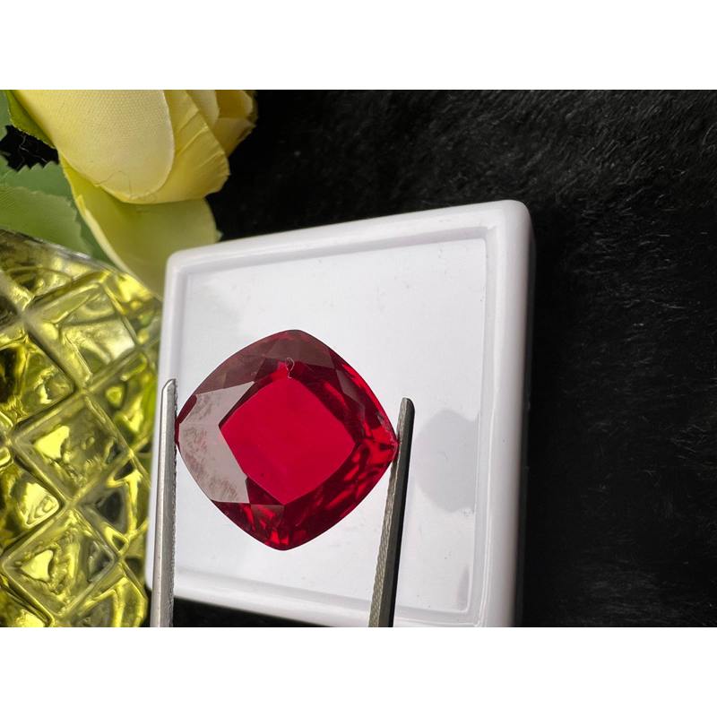 33 CARATS Of Burmese Ruby (CARATS) Gemstone Size 18x 18 MM (MM) 1 Pcs ...