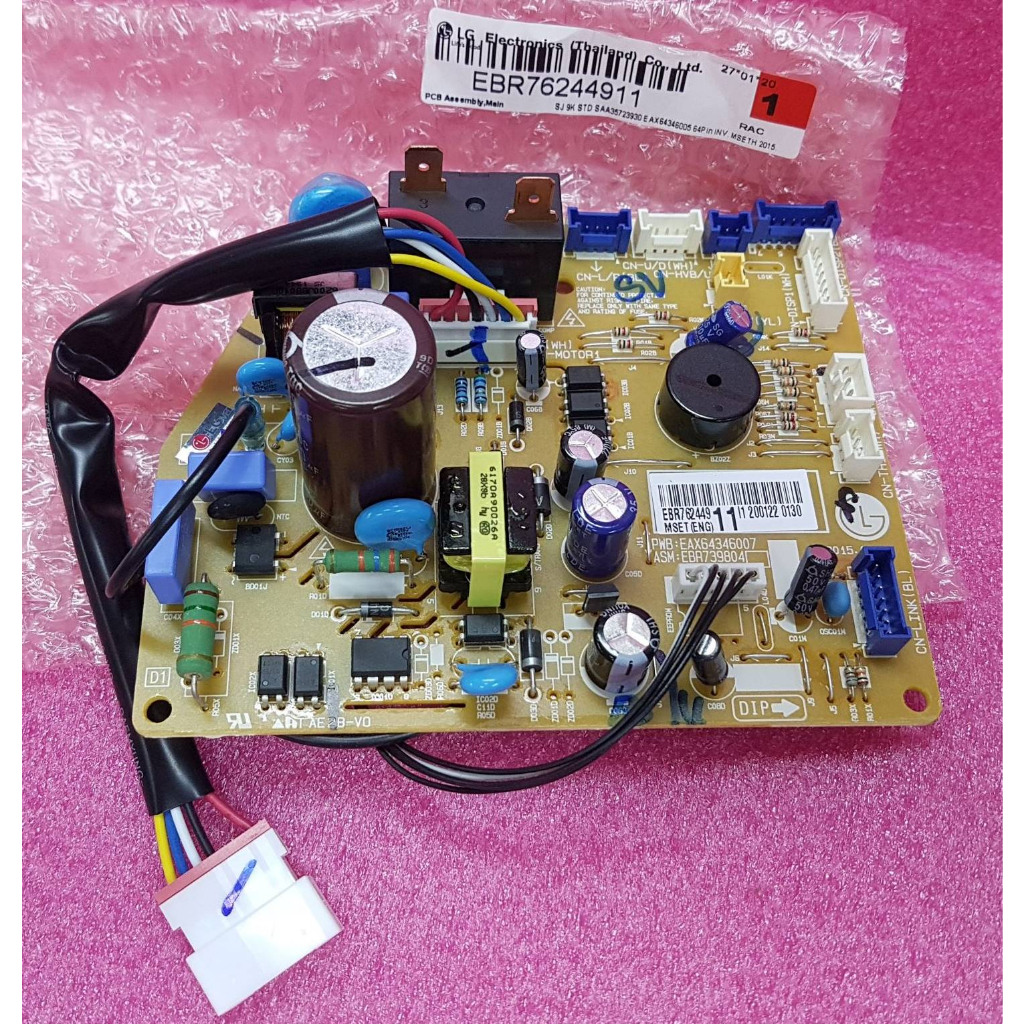 New Genuine Center Path LG Air Conditioner Board EBR76244908 Ebr