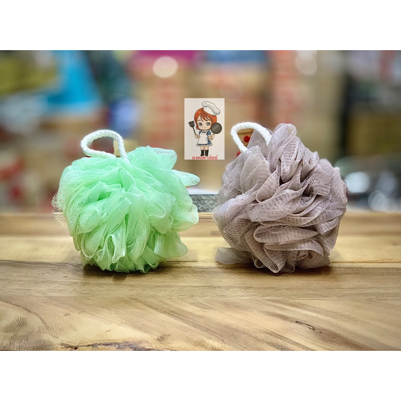 Bath Sponge Body Scrubber Fiber Large Back 50g. | Shopee Malaysia