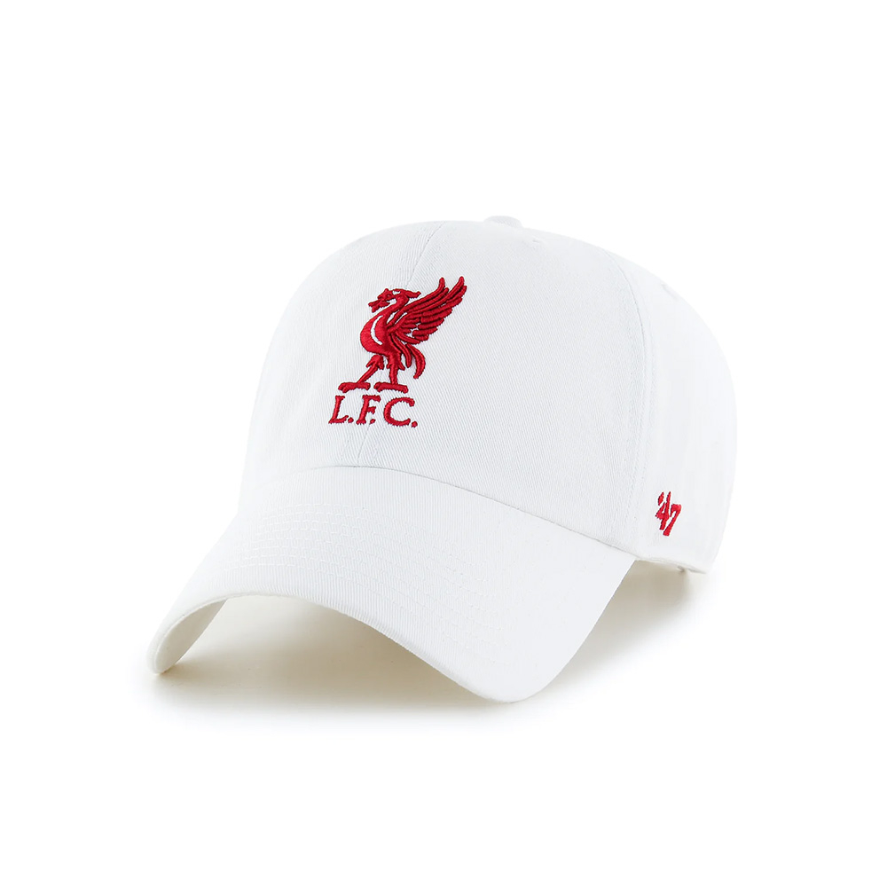 47 Brand Official LOGO LIVERPOOL FC '47 CLEAN UP WHITE Cap | Shopee ...