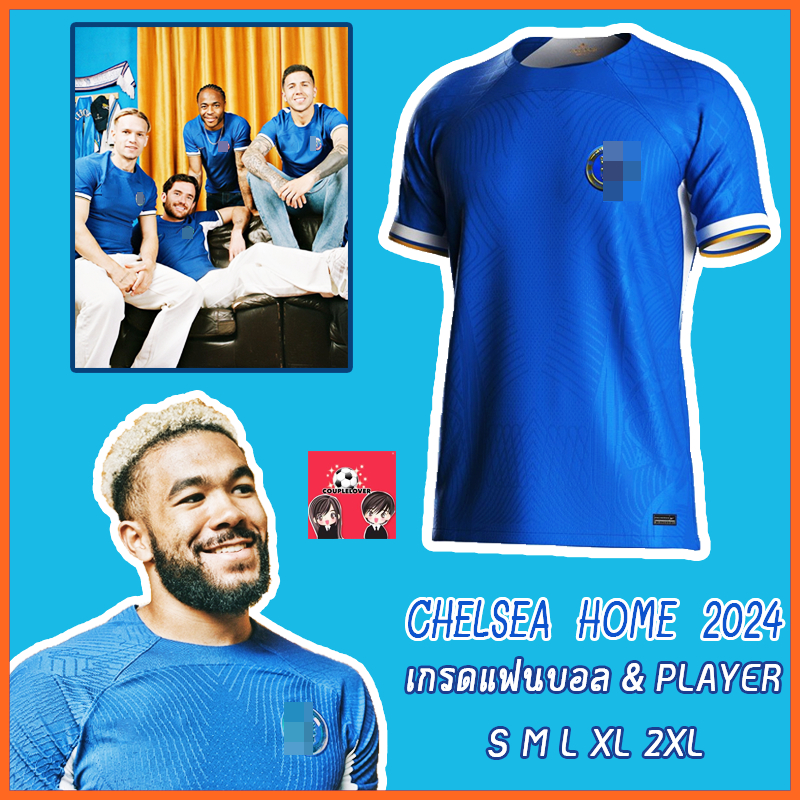 New !! Chelsea FC Home Football Jersey Fan Grade & Player Issue Season