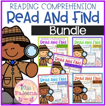 Worksheet Reading Comprehension-Read and Find Bundle | Shopee Malaysia
