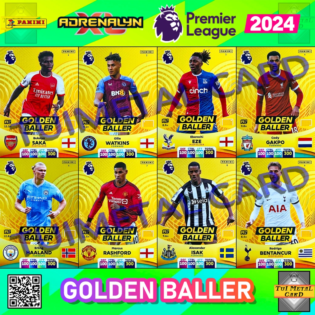 PANINI PREMIER LEAGUE 2024 ADRENALYN XL GOLDEN BALLER Football Trading