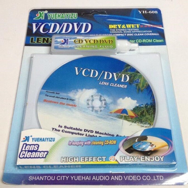 Sent From Thailand DVD Reader VCD CD Clearing Head Reading/Lens Cleaner ...