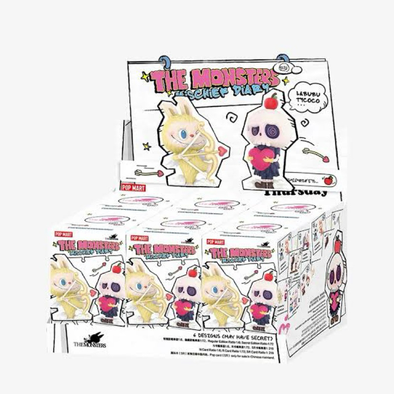 POP-MART Random Box Collection POP MART THE MONSTERS Mischief Diary ...