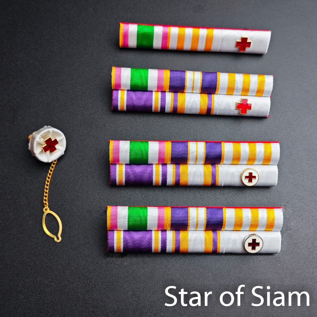 Ribbon Hub Rob Red Cross Medal Sminakun Grade 1 2 3 | Shopee Malaysia