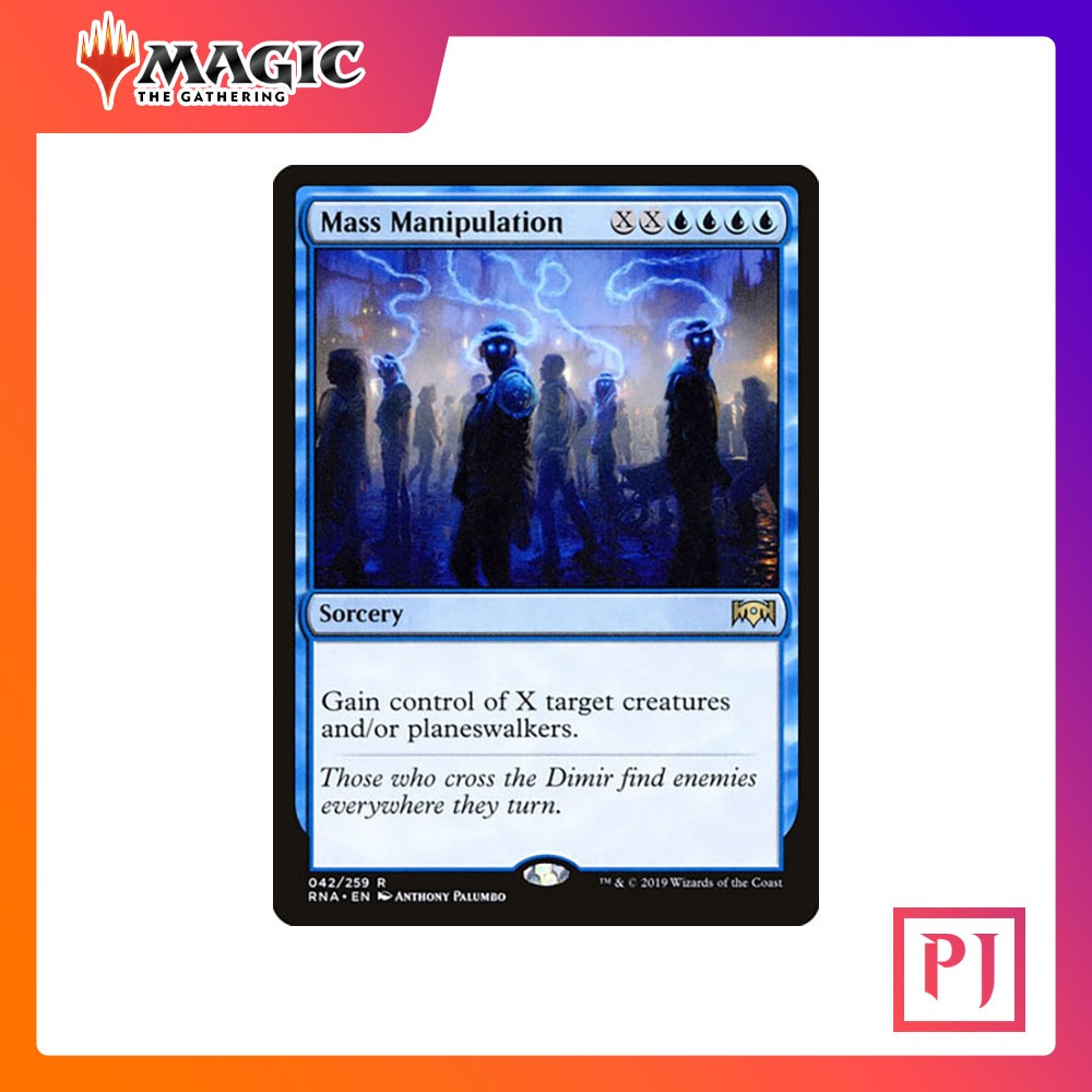 [MTG] Mass Manipulation [RNA] [BLUE] [RARE] [NORMAL] [ENG] (Magic Card